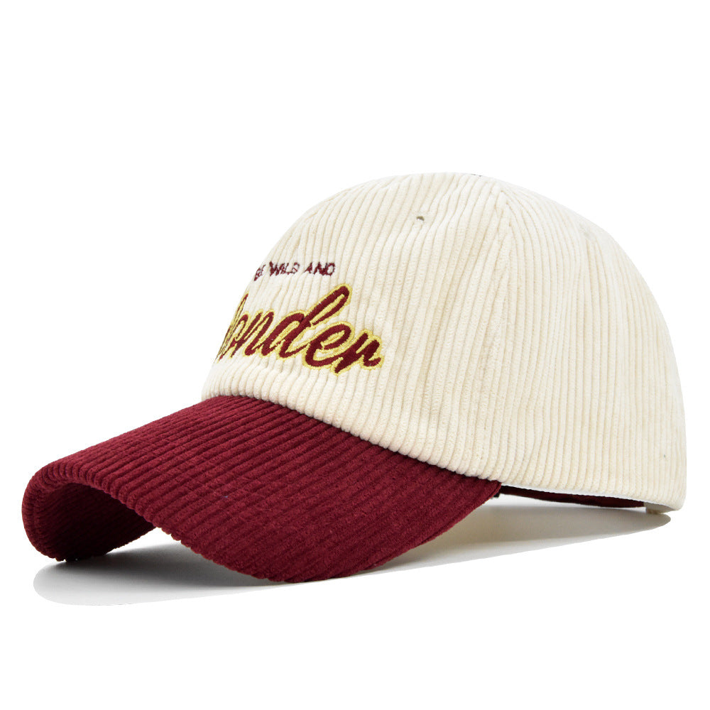 Embroidered Baseball Cap Korean Style Three-dimensional