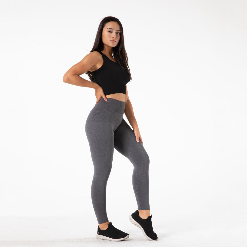 Women Seamless Sports High Waist Full Length Workout Yoga Tights